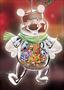  Crystal Clear Holidays Pooh Ornament Collection, set of three