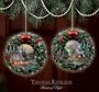 Thomas Kinkade Peaceful Retreats Illuminated Ornament Collection - Set One 