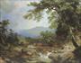 Monument Mountains, Berkshires by Asher Brown Durand, miniature