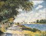 The Seine at Argenteuil 1875 by Claude Monet - miniature